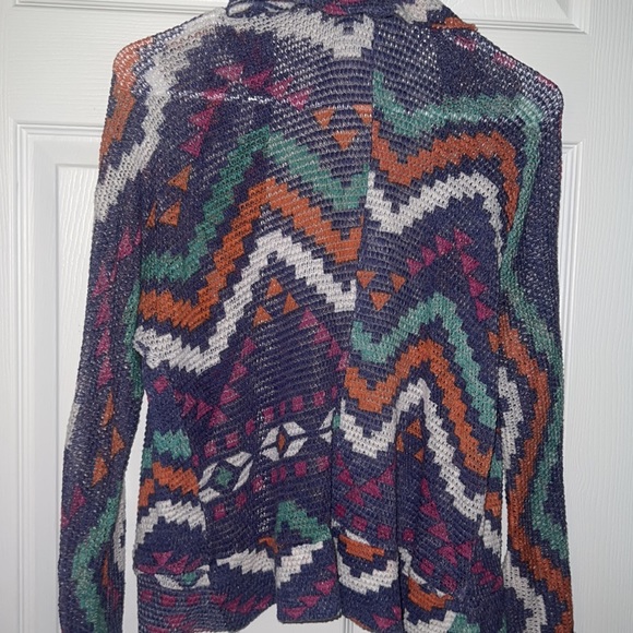 colorful knitted cardigan - Picture 6 of 6